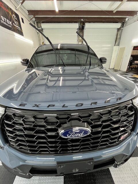 Front view of a Ford Explorer with ceramic coating