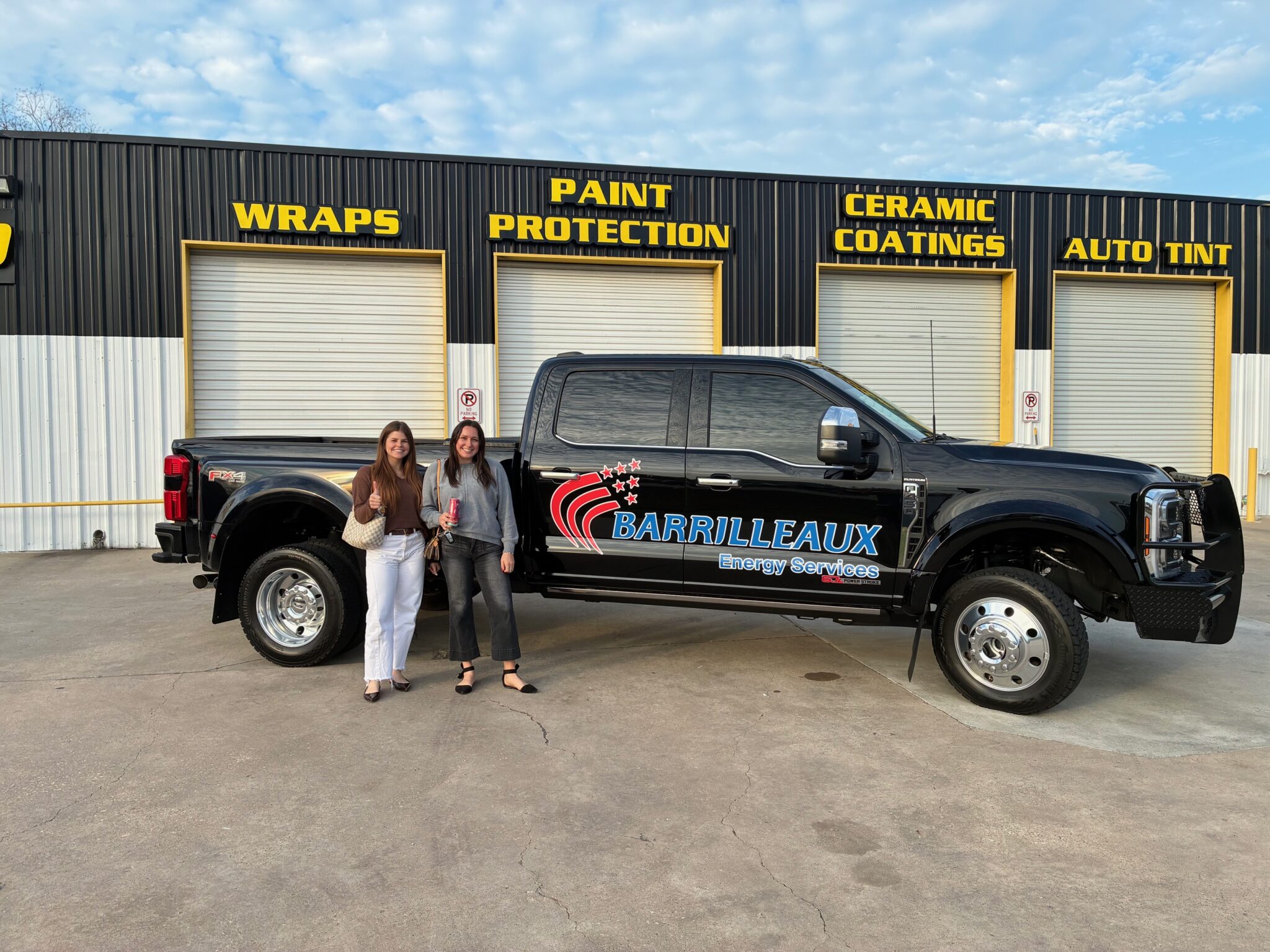 Vinyl Business lettering